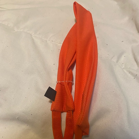 NWT! Free People Can You Feel It Soft Headband Sports Orange - Picture 2 of 4